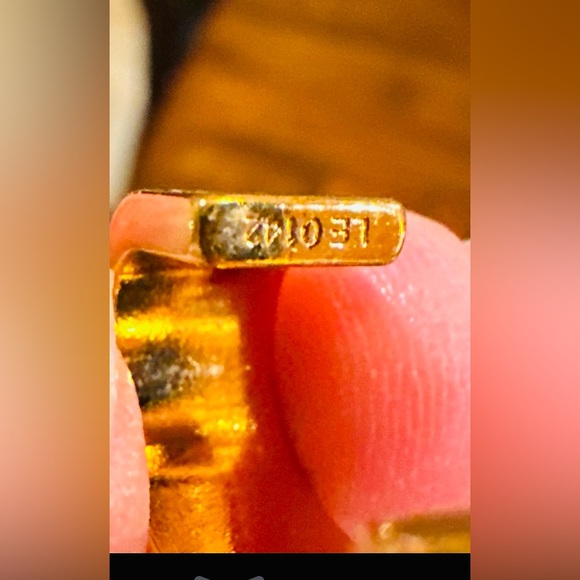 💎LOUIS VUITTON Chain Pierce Earrings Full Inclusion - Picture 11 of 17